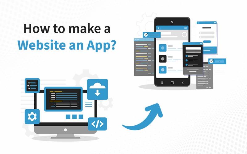 How to make a website an app?