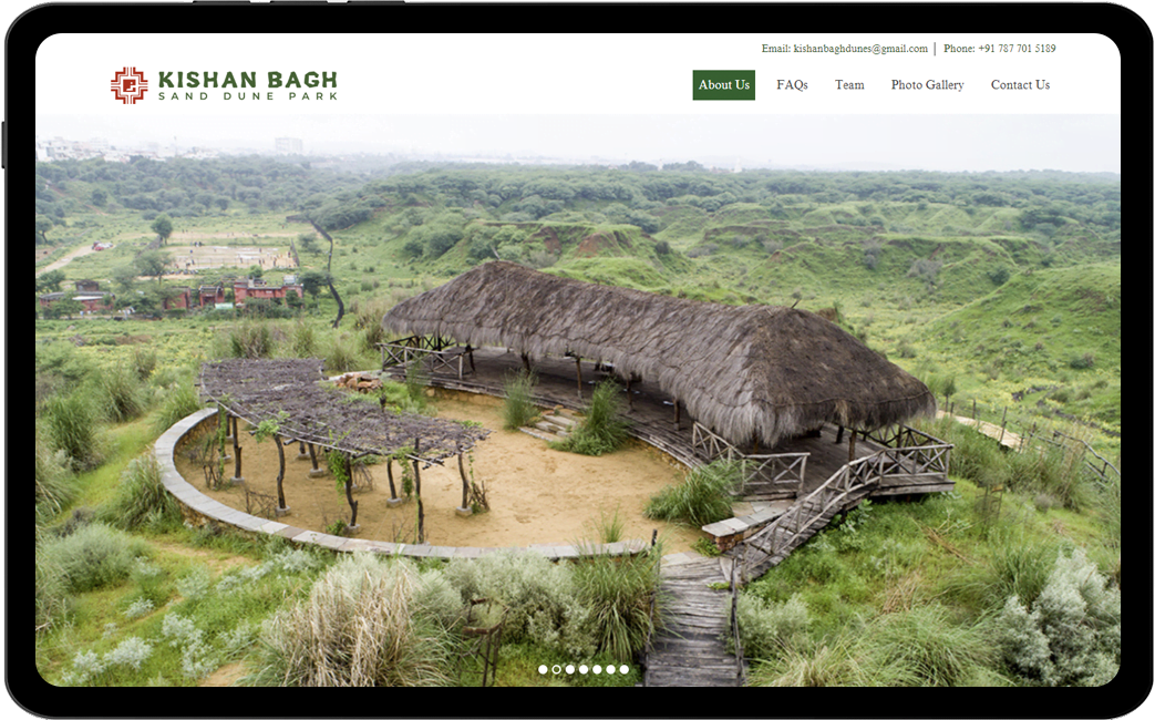 Website Design & Development for Kishan Bagh