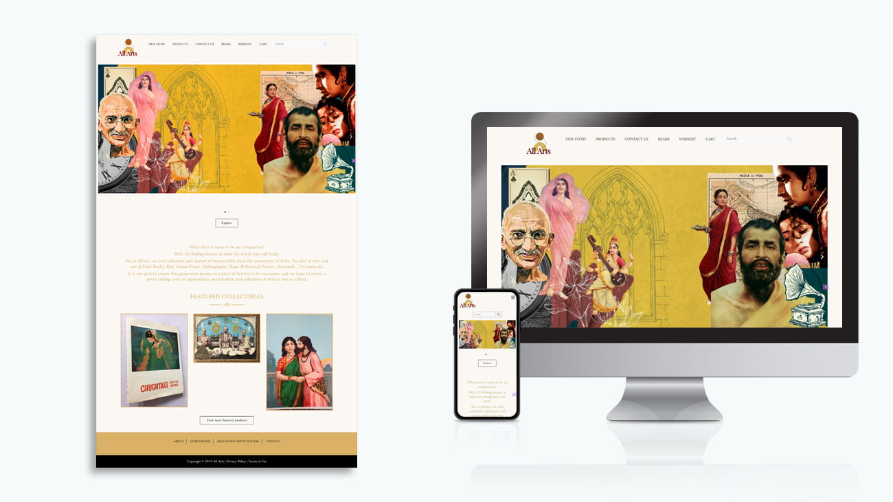 Website Design & Development for India Yesterday