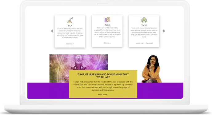 Garima Goyal website design