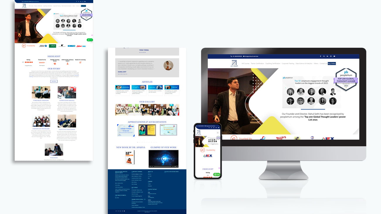 Website Design & Development for ProTouch