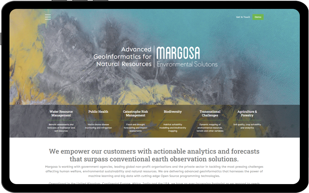 Web Development for Margosa Environmental Solutions