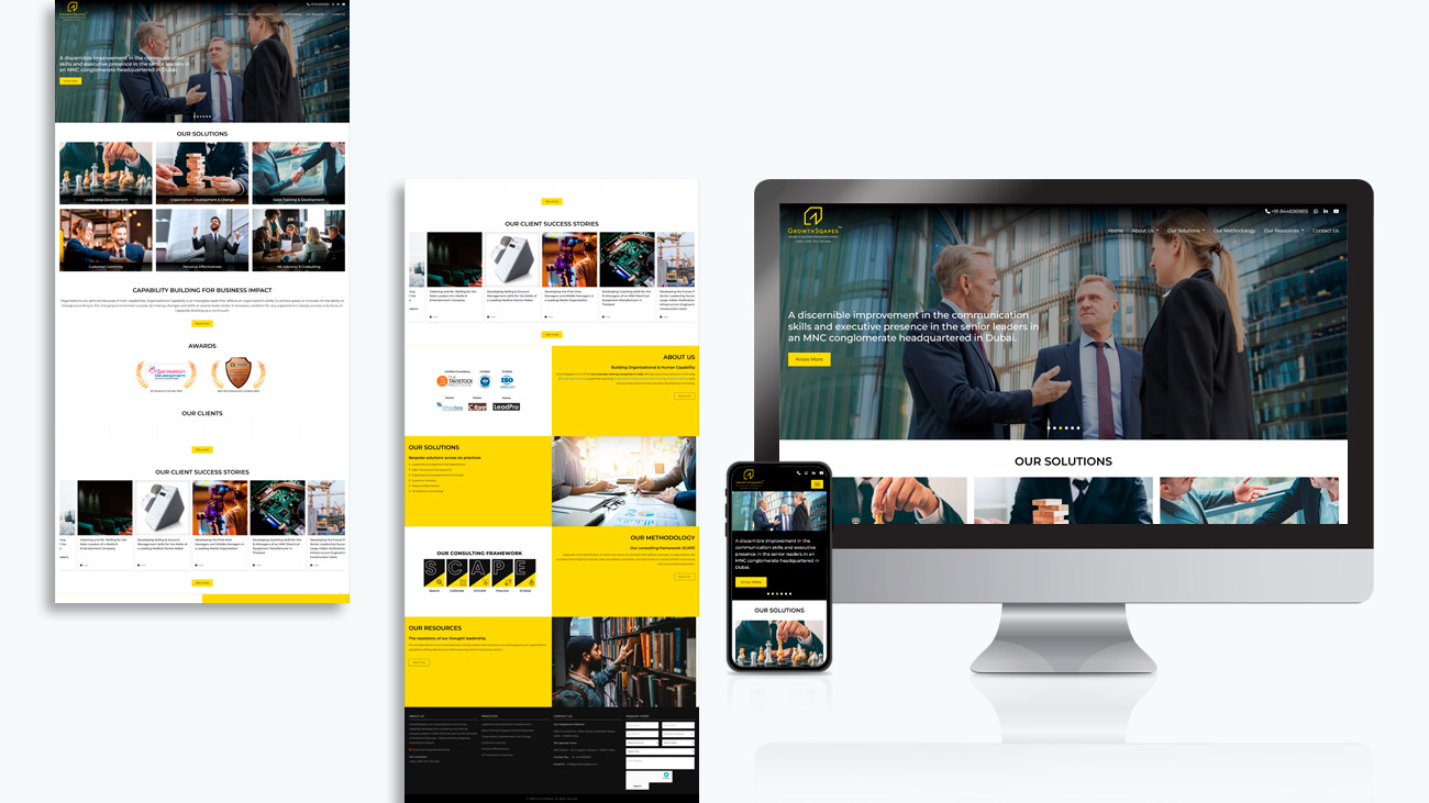 GrowthSqapes Website Design & Development | Digital Hive