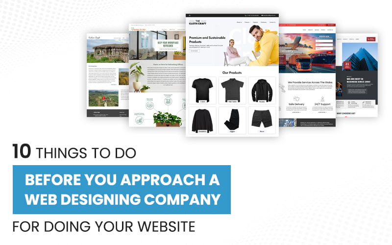 10 Things To Do Before You Approach A Web Design Company For Doing Your Website