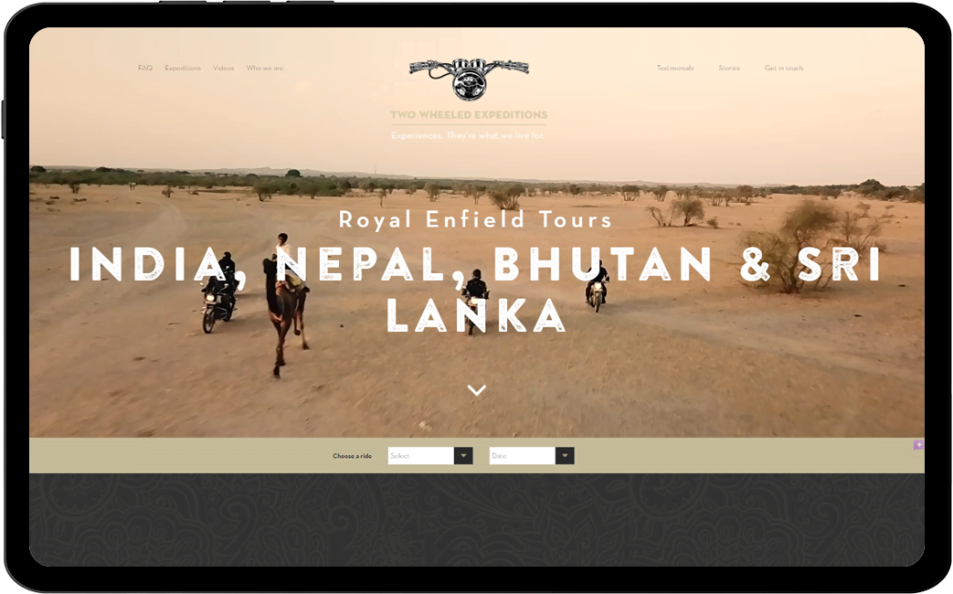 Web Development for Two Wheeled Expeditions, US