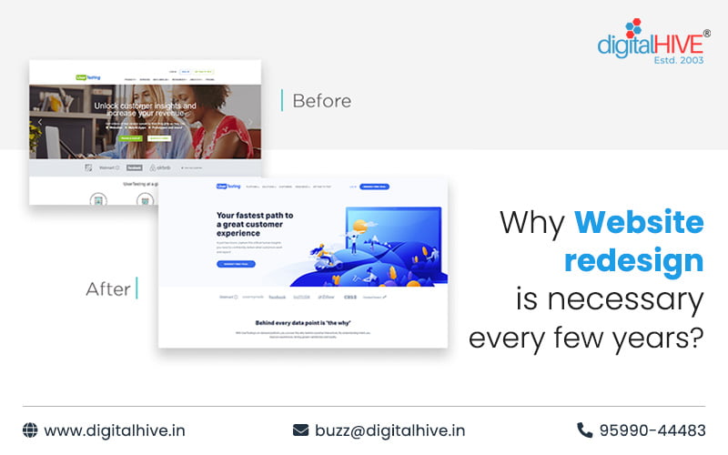 Why Website redesign is necessary every few years?