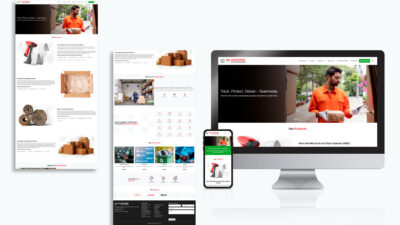 Website Designing & development for Raj Industries